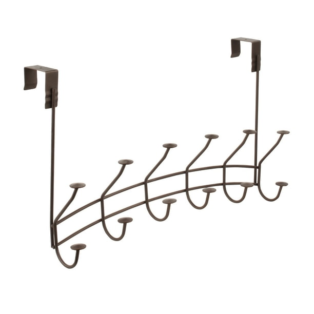 GXP Twin-Pack Stainless Steel Heavy-Duty Over-The-Door Hanger Rack 5 Double-Hooks GXP Twin-Pack Stainless Steel Heavy-Duty Over-The-Door Hanger Rack 5 Double-Hooks
